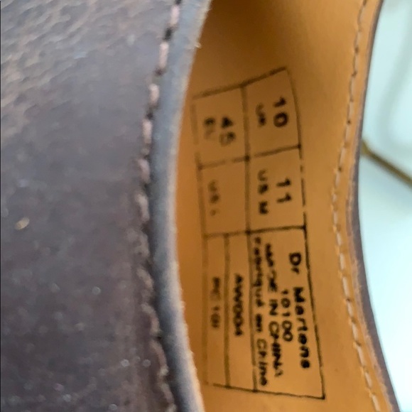 Doc Martens brown OXFORD men’s shoes size 11 - Picture 3 of 7